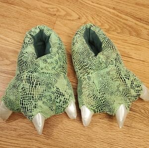Light Up Kids Dinosaur Slippers